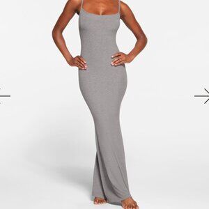 Skims Soft Lounge Long Slip Dress